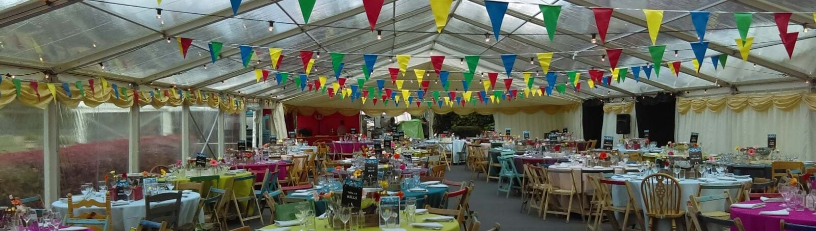 Party celebration bunting. Make your event colourful and exciting with Jazz